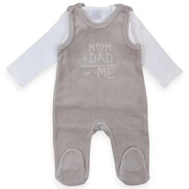 Strampler, LITTLE ONE, Beige – Besonderheit: mit praktischen Druckknöpfen