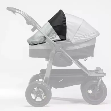 Sonnen- & Insektenschutz Kinderwagen, tfk, Weiß – Besonderheit: angenehm luftdurchlässig
