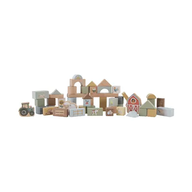 Bausteine, LITTLE DUTCH, Mehrfarbig – Besonderheit: 50 Bausteine