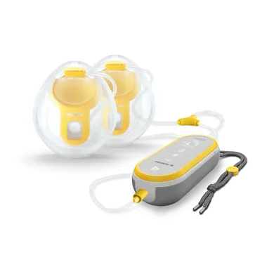 Milchpumpen, medela, Gelb – Besonderheit: freihändiges Abpumpen