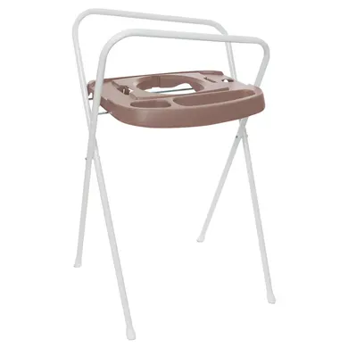 Badewannenständer, bébé-jou, Braun – Besonderheit: einfaches Fixieren und Lösen einer Badewanne