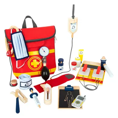 Holzspielzeug, small foot, Mehrfarbig – Besonderheit: 18-teiliges Set