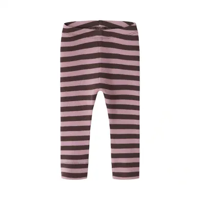 Leggings, name it, Braun – Besonderheit: aus 57% Baumwolle (davon mindestens 50% Bio-Baumwolle)