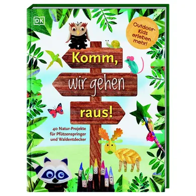 Kinderbücher, DK, Mehrfarbig – Besonderheit: 40 Natur-Projekte für Outdoor-Kids