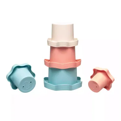 Stapelbecher, nip, Mehrfarbig – Besonderheit: BPA-und PVC-frei