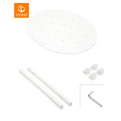 Babybetten Zubehör, STOKKE, Weiß – Besonderheit: flexibel nutzbar als großes oder kleines Babybett