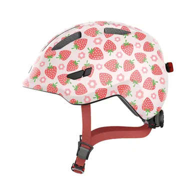 Fahrradhelme, ABUS, Pink – Besonderheit: mit aufladbarem Rücklicht