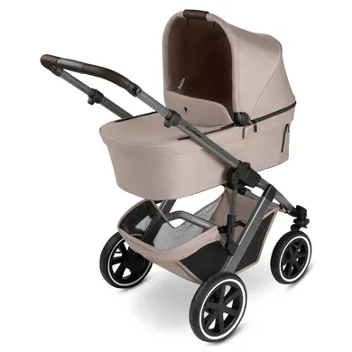 Kombi-Kinderwagen, ABC DESIGN, Beige – Besonderheit: mit HappyBelt® 5-Punkt-Gurtsystem