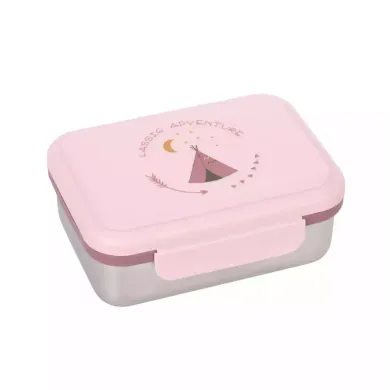 Brotdosen & Snackboxen, LÄSSIG, Pink – Besonderheit: für Brot, Obst & Snacks