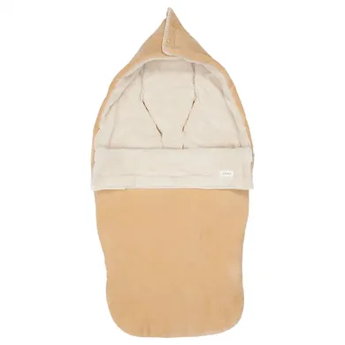 Fußsäcke & Decken, koeka, Beige – Besonderheit: mit kuschelweichem Teddyfutter