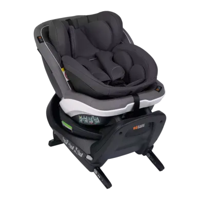 Reboarder 0-18 kg, Gruppe 0+/1, BeSafe, Grau – Besonderheit: 360° Drehfunktion