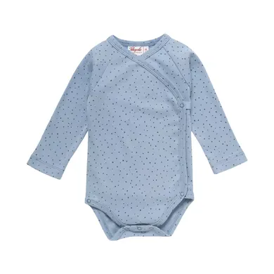 Wickelbodys, People Wear Organic, Blau – Besonderheit: aus 100% Bio-Baumwolle