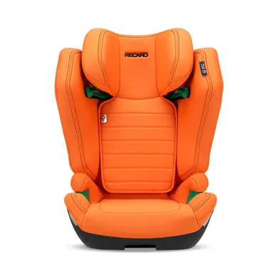 Recaro, RECARO, Orange – Besonderheit: mit trapezförmigem 4-Seitenaufprallschutz für mehr Stabilität