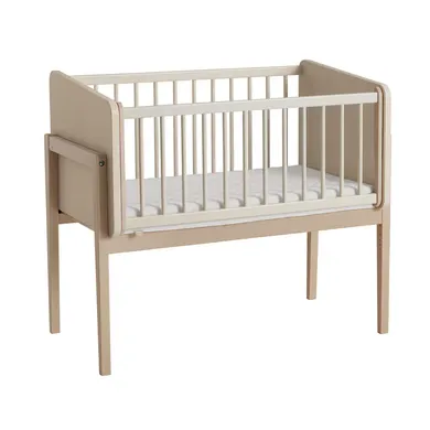Beistellbetten, PAIDI, Beige – Besonderheit: höhenverstellbare Liegefläche (von ca. 37,4 bis ca. 74,2 cm)
