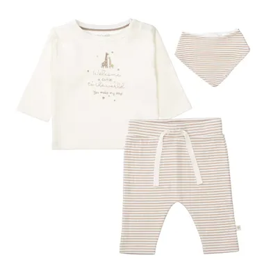 Langarmshirts, STACCATO, Weiß – Besonderheit: Set bestehend aus Leggings, Langarmshirt und Halstuch
