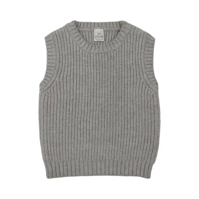 Strickpullover, LITTLE ONE, Beige – Besonderheit: ärmelloser Pullover