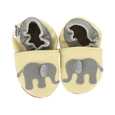 Krabbelschuhe, HOBEA, Beige – Besonderheit: federleicht, gute Passform