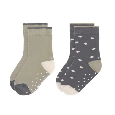 Socken & Strumpfhosen, LÄSSIG, Weiß – Besonderheit: mit speziellen Antirutsch-Noppen aus Silikon