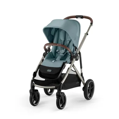 Kombi-Kinderwagen, cybex, Blau – Besonderheit: über 20 Kombinationsmöglichkeiten