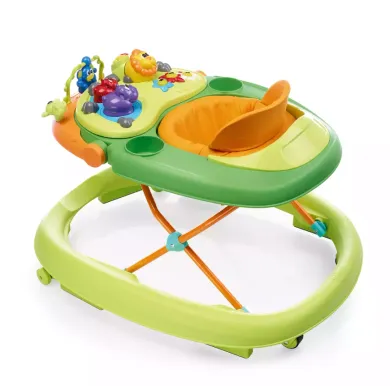 Lauflernwagen, chicco, Grün – Besonderheit: 3-dimensionaler Spielbogen und elektronische Spielkonsole