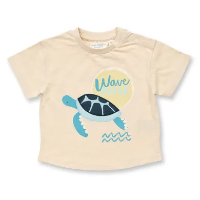 Kurzarmshirts, Sense Organics, Beige – Besonderheit: aus 100% Baumwolle