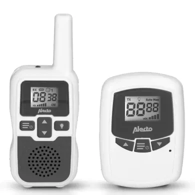 Audio Babyphone, Alecto baby, Weiß – Besonderheit: große Reichweite von bis zu ca. 3000 Metern