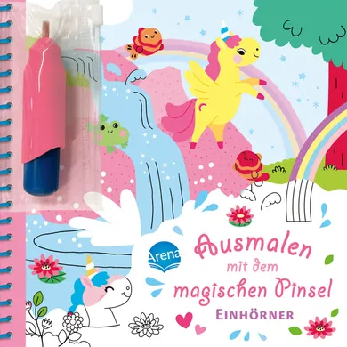 Kinderbücher, Arena, Pink – Besonderheit: zauberhafter Malspaß