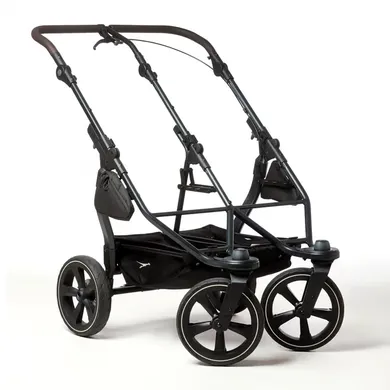 Zwillingswagen & Geschwisterwagen, tfk, Schwarz – Besonderheit: Geschwisterwagen-Gestell – nutzbar ab Geburt bis ca. 5 Jahre (22 kg)