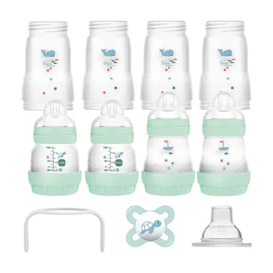 Babyfläschchen, MAM, Grün – Besonderheit: innovatives Anti-Kolik-Bodenventil