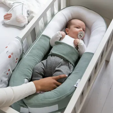Kuschelnest, doomoo, Grün – Besonderheit: wächst mit deinem Baby mit