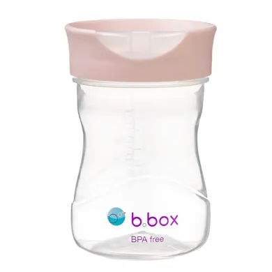 Trinklernbecher & -flaschen, B.box, Pink – Besonderheit: mit Free-Flow-Design für ein kontrolliertes Trinkerlebnis