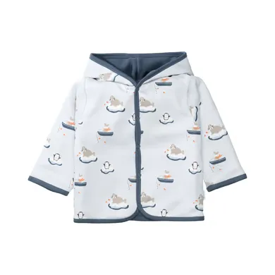 Wendejacken, LITTLE ONE, Blau – Besonderheit: aus 100% Bio-Baumwolle