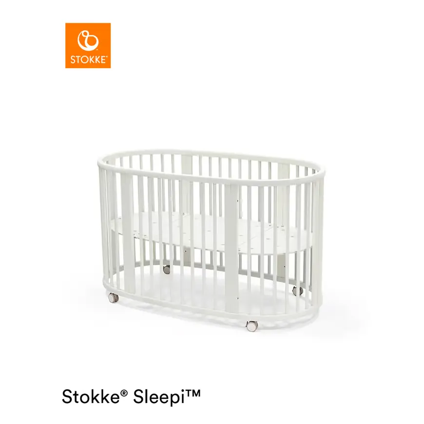 Gitterbetten, STOKKE, Weiß – Produktansicht