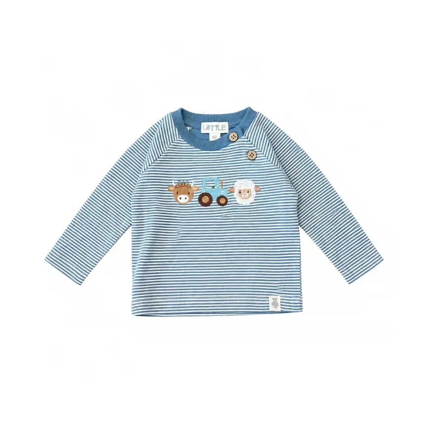 Langarmshirts, LITTLE, Blau – Produktansicht