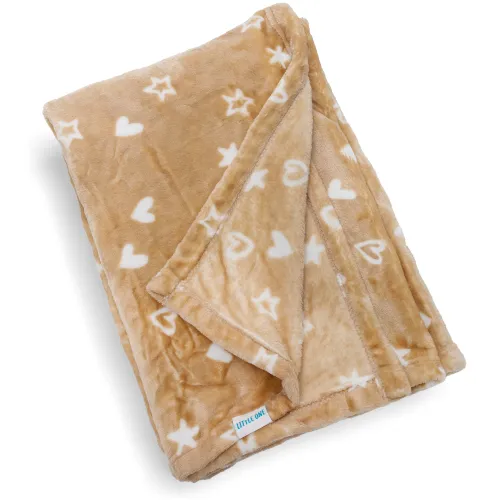 Kuscheldecken, LITTLE ONE, Beige – Produktansicht