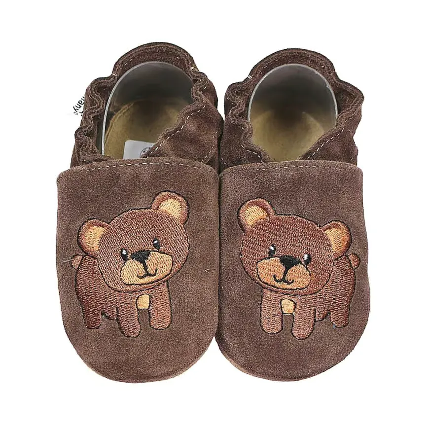 Krabbelschuhe, HOBEA, Braun – Produktansicht