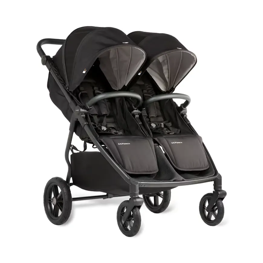 Zwillingswagen & Geschwisterwagen, MAST, Schwarz – Produktansicht