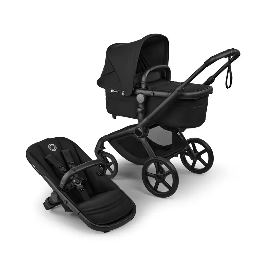 Kombi-Kinderwagen, bugaboo, Schwarz – Produktansicht