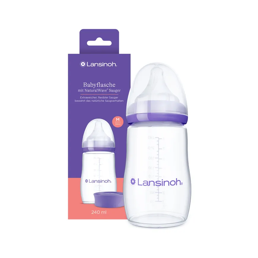 Babyfläschchen, Lansinoh, Transparent – Produktansicht