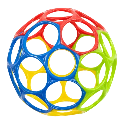 Motorikspielzeug, Oball, Mehrfarbig – Produktansicht