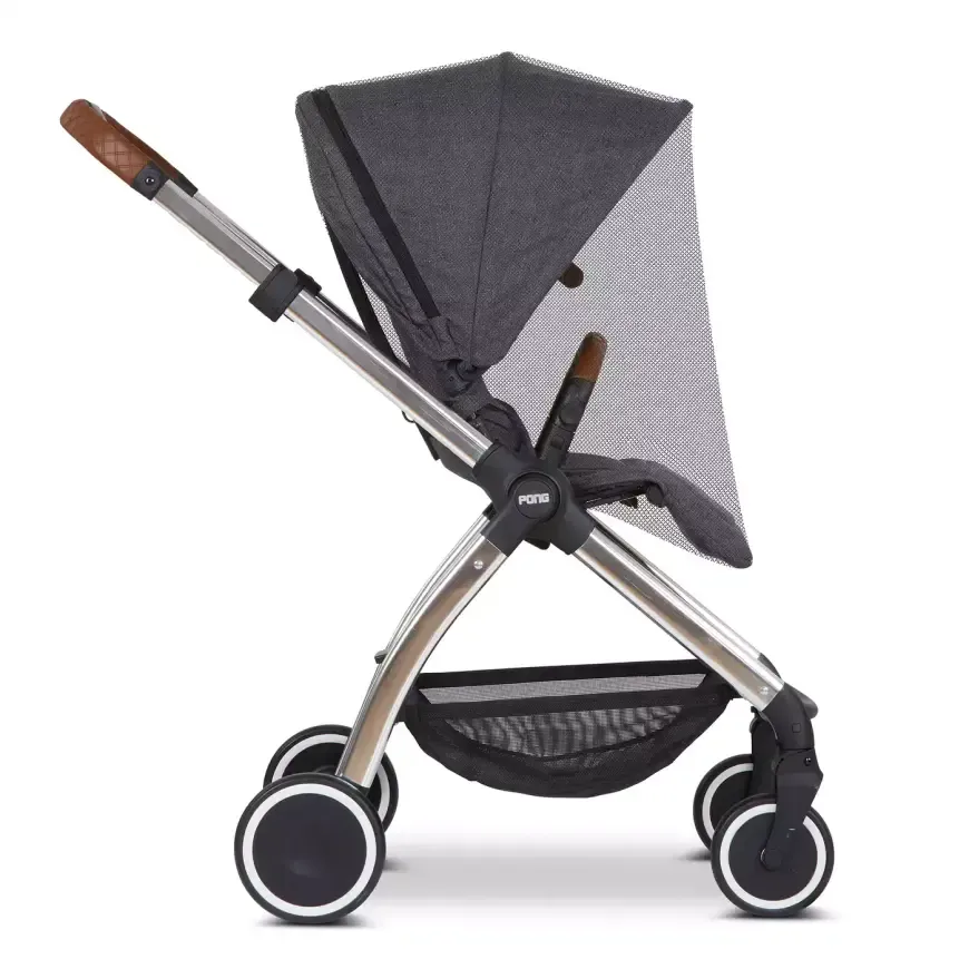 Sonnen- & Insektenschutz Kinderwagen, ABC DESIGN, Schwarz – Produktansicht