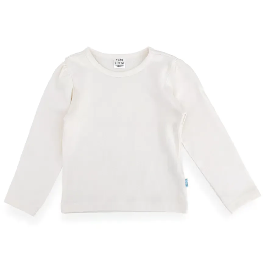 Langarmshirts, LITTLE ONE, Weiß – Produktansicht