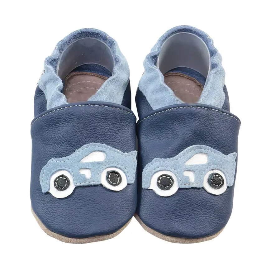 Krabbelschuhe, HOBEA, Blau – Produktansicht