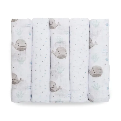 Mullwindeln, LITTLE ONE, Weiß – Produktansicht