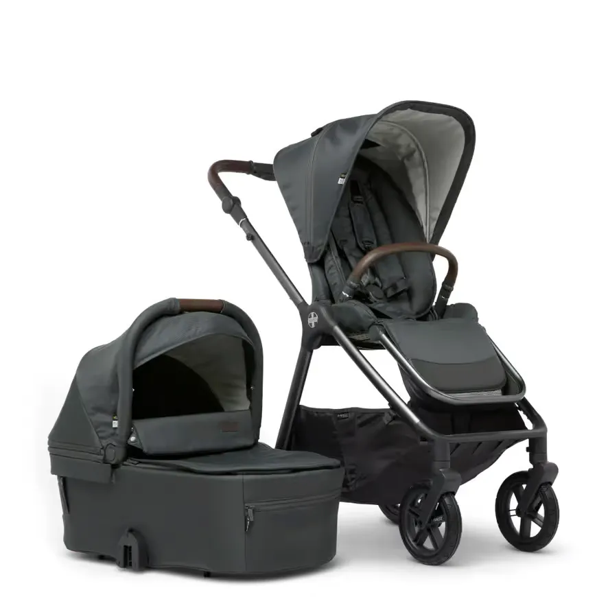Kombi-Kinderwagen, MAST, Schwarz – Produktansicht