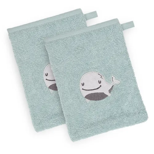 Waschlappen, LITTLE ONE, Blau – Produktansicht