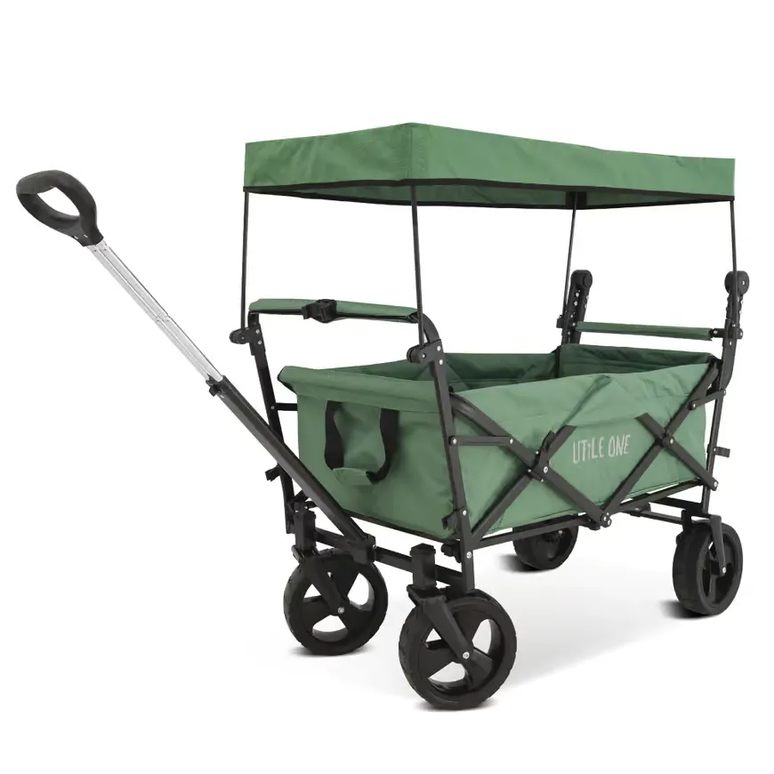 Bollerwagen, LITTLE ONE, Grün – Produktansicht