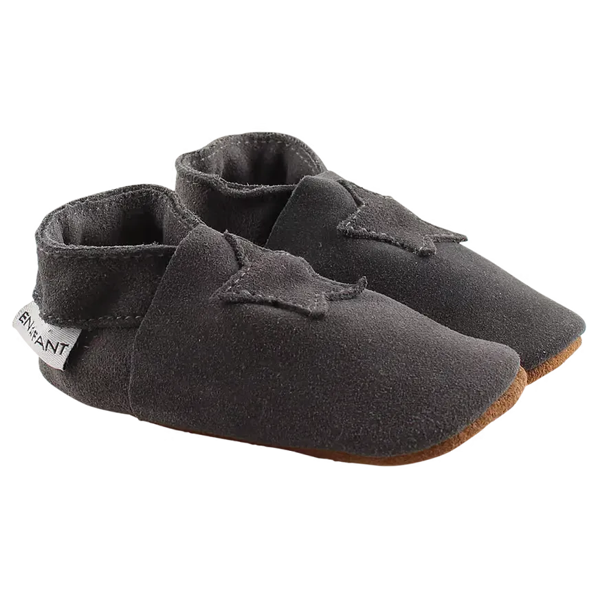 Krabbelschuhe, EN FANT, Grau – Produktansicht