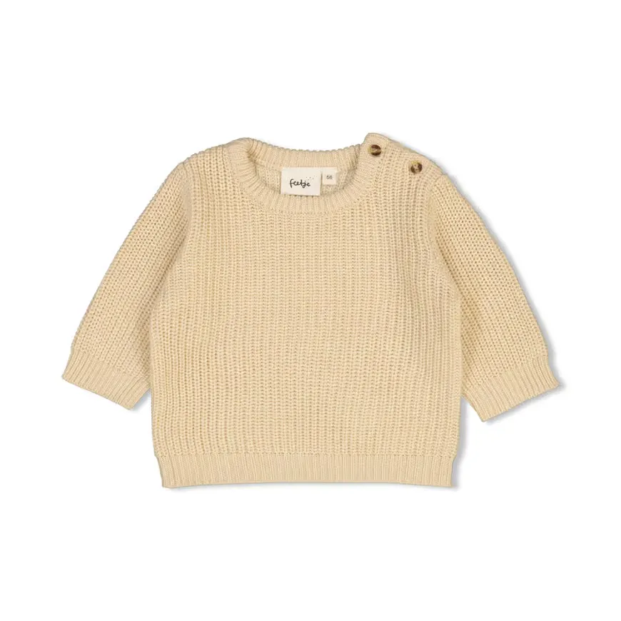 Strickpullover, FEETJE, Beige – Produktansicht