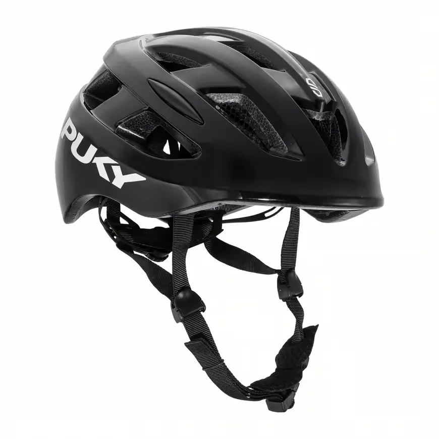 Fahrradhelme, PUKY, Schwarz – Produktansicht
